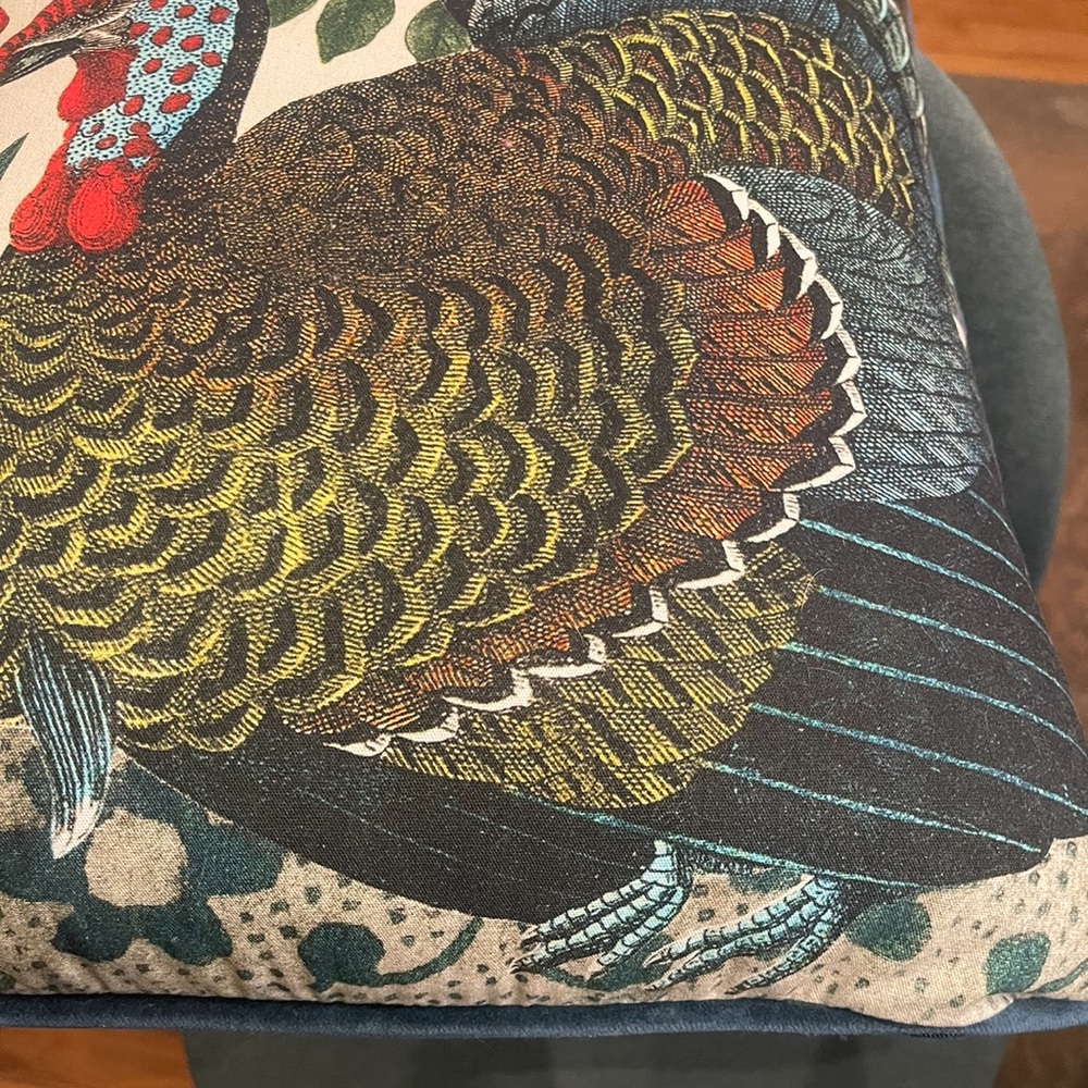 John Derian X Target Turkey Floral Pillow - Picture 3 of 9
